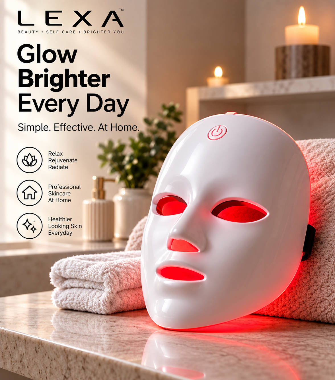 Lexa-SkinCare Face therapy mask